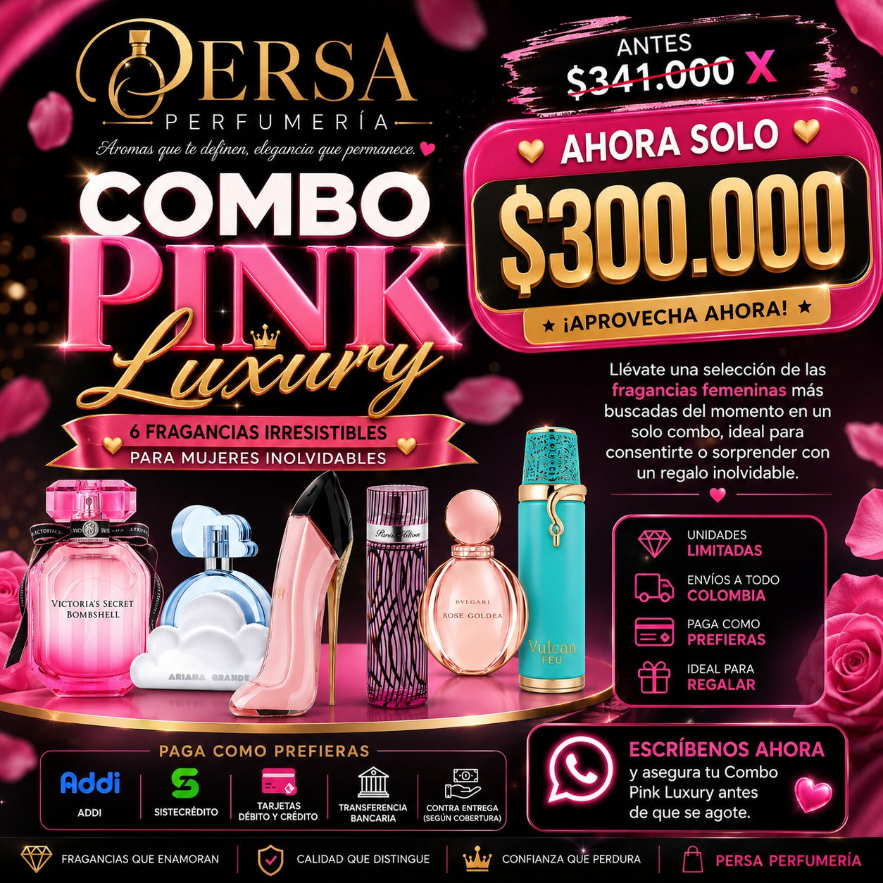 COMBO PINK LUXURY