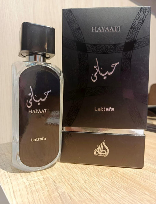 Lattafa Perfumes Hayaati Black en Caja Eco