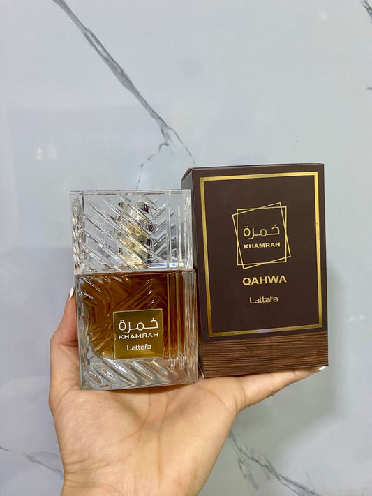 Lattafa Perfumes Khamrah Qahwa en Caja Eco